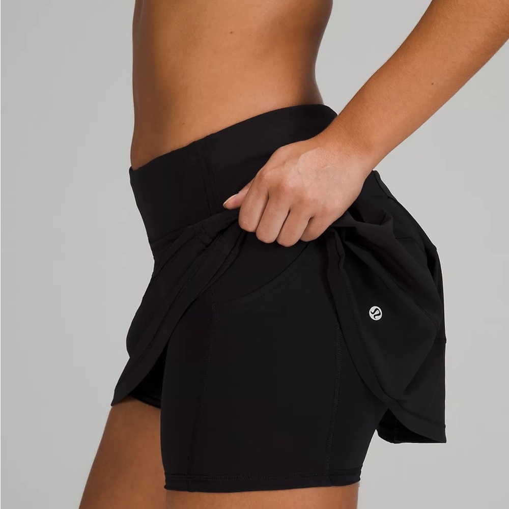 Lululemon Pace Rival Skirt Long Black NWT - Picture 5 of 6